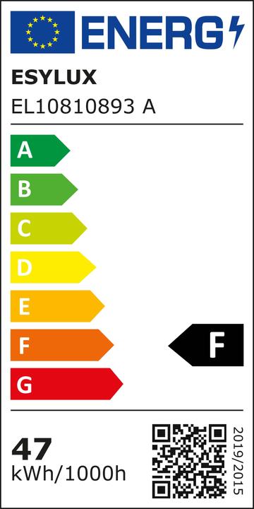 Etichetta energetica Esylux Faretto LED (5000 lm, IP65)