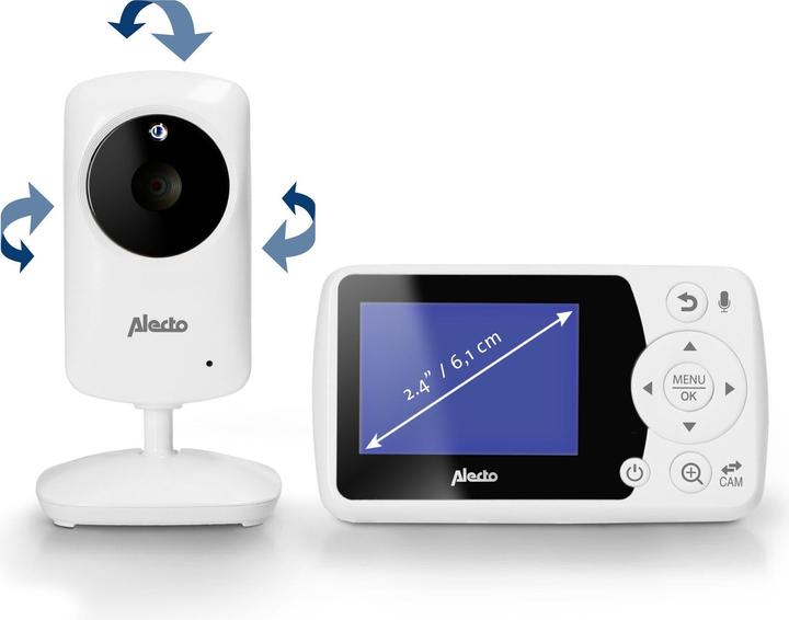 Image du produit Alecto Moniteur bébé avec caméra (Vidéo et audio, 300 m)