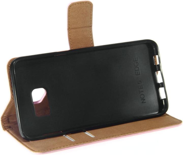 Produktbild OEM Slim Leather Book Case Galaxy S6 Edge Plus pink (Samsung Galaxy S6 Edge+)