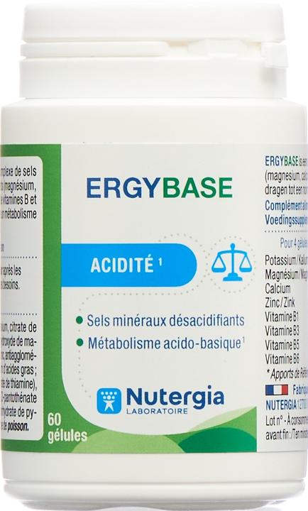 Image du produit Nutergia ERGYBASE en gélules (60 gélules) (60 pièce(s), Capsules, 54 g)
