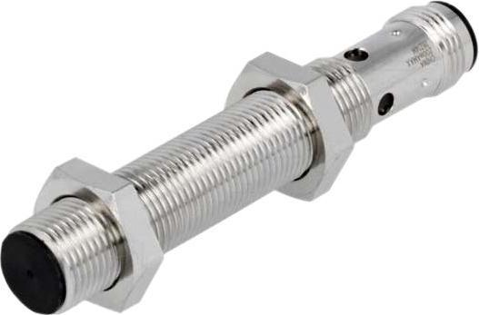 Actual product image Omron Industrial Automation Induktiver Sensor NPN, NO 1kHz 30V 10mA 4mm Stecker M12 IP67 E2B (Sensor)