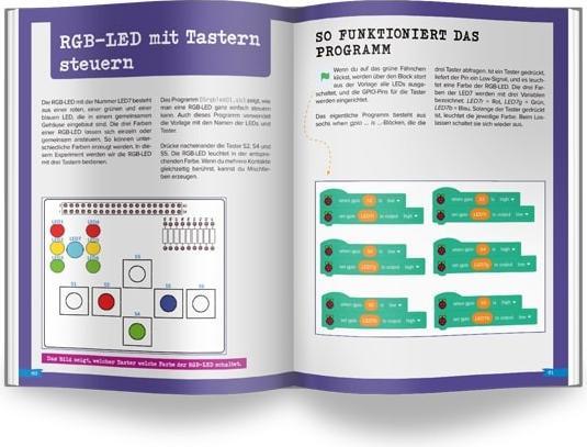 Actual product image Franzis Programming Board Raspberry Pi4 for Young Maker