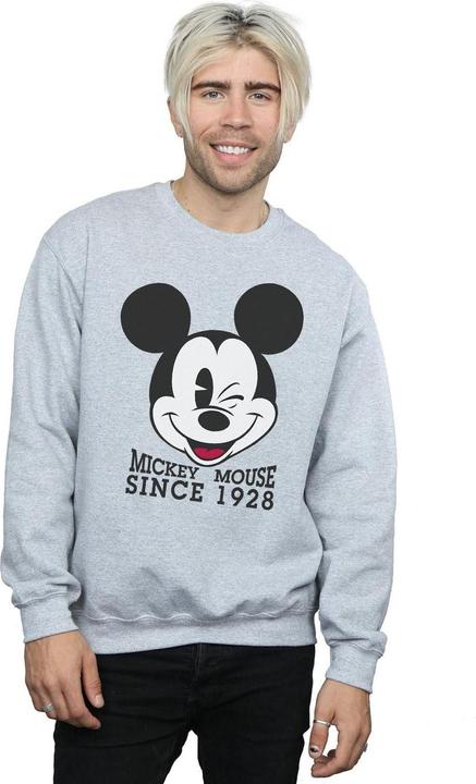 Actual product image Disney Mens Mickey Mouse Since 1928 Sweatshirt (L)