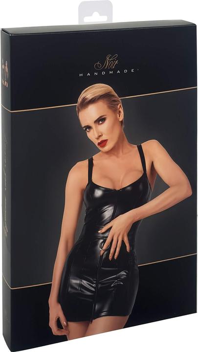 Actual product image Noir Handmade Mini dress in black (S)