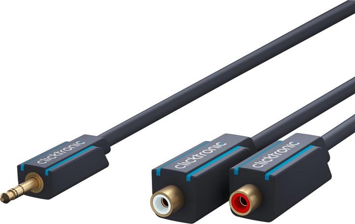 Image du produit Goobay Adaptateur Y MP3 (0.10 m, Jack 3,5 mm (AUX), RCA)