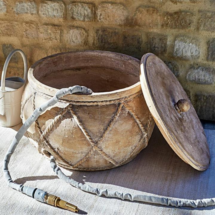 Image du produit Loberon Pot à tuyau de jardin Hulcier marron antique
