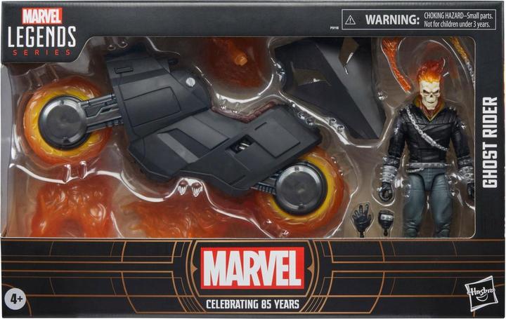 Image du produit Hasbro Marvel 85th Anniversary Marvel Legends Figurine avec véhicule Ghost Rider 15 cm