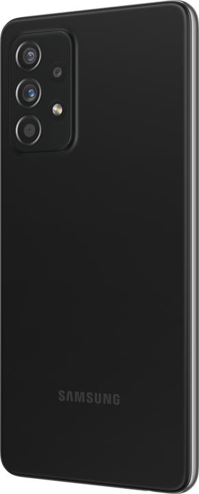 Actual product image Samsung Galaxy A52 EU (128 GB, Black, 6.50", Hybrid Dual SIM, 64 Mpx, 4G)