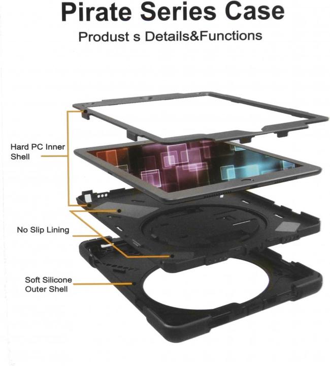 Actual product image Insmat Rugged Armor hard case for Samsung Galaxy Tab S7 (Galaxy Tab S7)