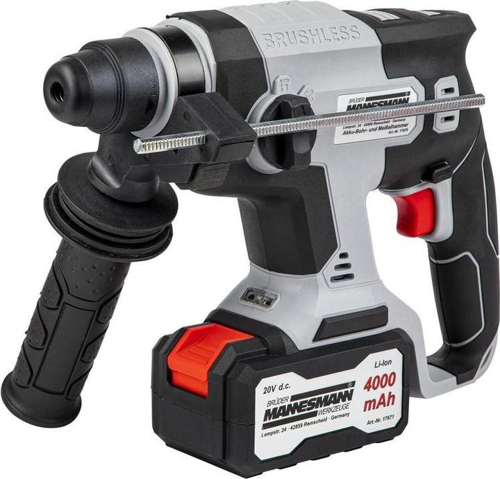 Actual product image Mannesmann Cordless hammer drill drill and chisel hammer (Rechargeable battery operated)
