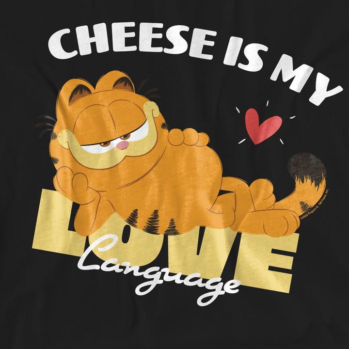 Produktbild Garfield Cheese Is My Love Language TShirt (M)