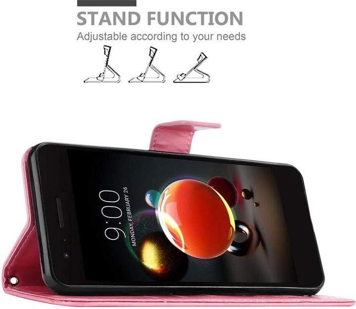 Image du produit Cadorabo Couverture du livre de fleurs (Huawei Y9 (2018), LG K8 2018)
