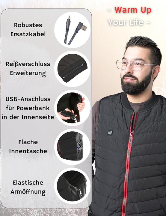 Produktbild North Heat Beheizbare Weste mit 5 Wärmezonen (XS)