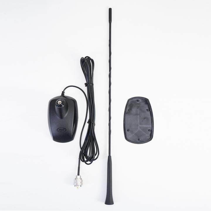 Image du produit PNI Antenne CB Extra 48, aimant inclus, 45 cm, 26-30 MHz, 150 W, TOS 1,0, fibre optique