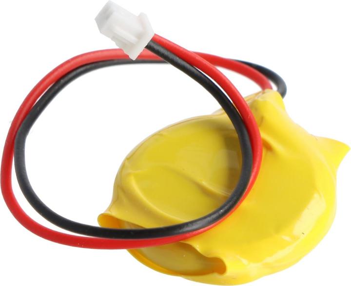 Produktbild AccuCell CMOS Batterie CR2032 3V mit Kabel und Stecker, Polung +/- beachten (1 Stk., CR2032, 220 mAh)