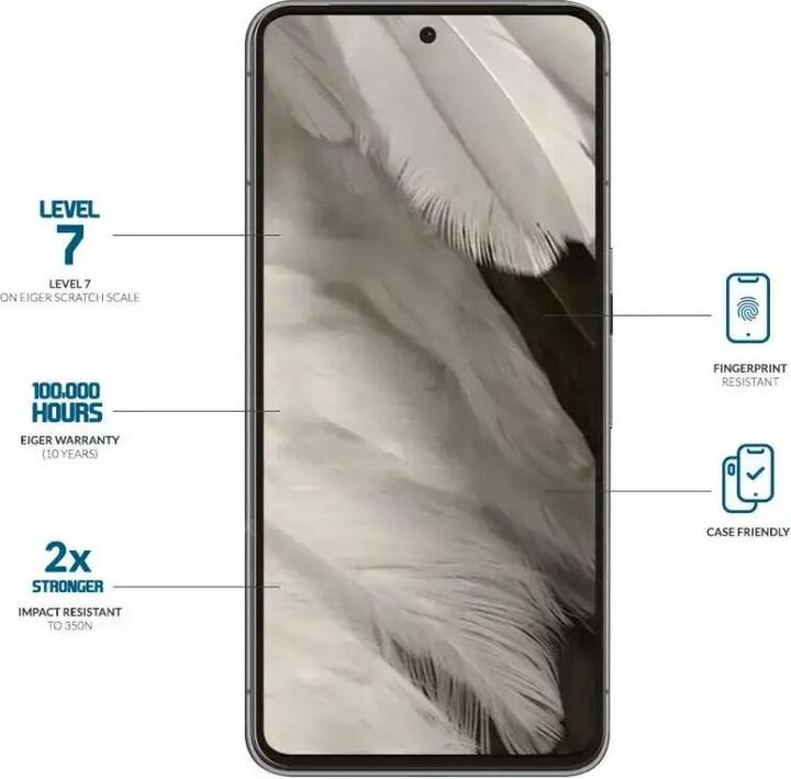 Image du produit Eiger Mountain Glass Clear Edge (1 pièce(s), Google Pixel 8 Pro)