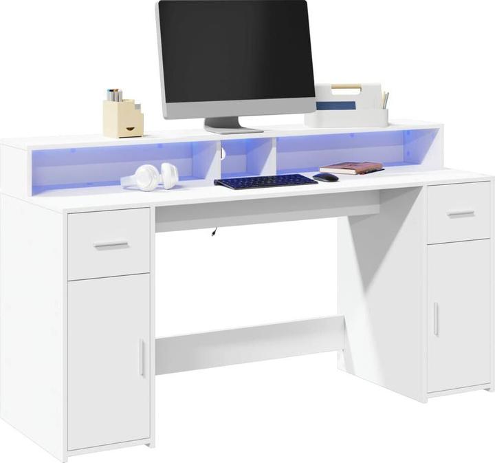 Produktbild VidaXL LED Schreibtisch (160 x 55 x 91 cm)