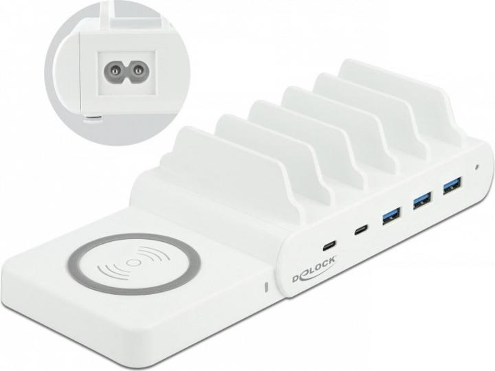 Produktbild Delock Ladestation 41450 mit Wireless Charger (100 W)