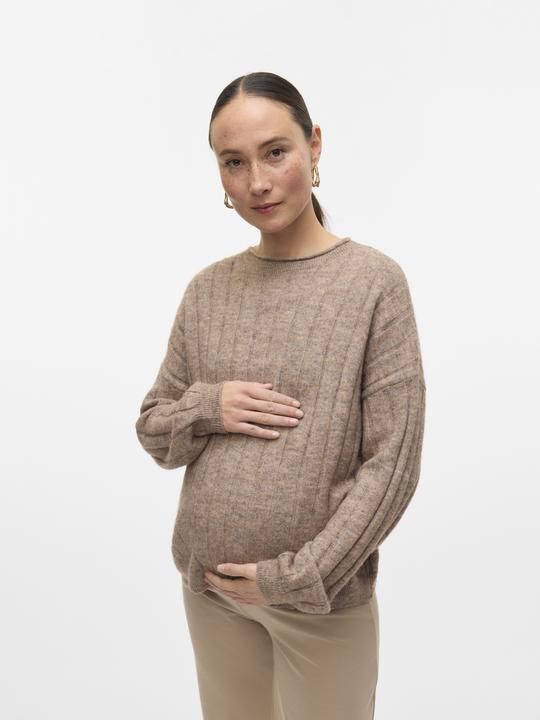 Image du produit Vero Moda Maternity Coupe normale Pull à col rond Haut tricoté (L)