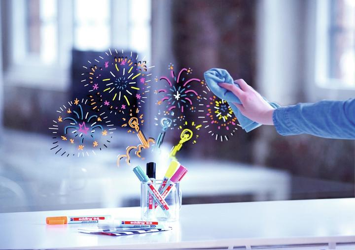Actual product image Edding Felt-tip glass marker 95 (Orange, 3 mm, 1 x)