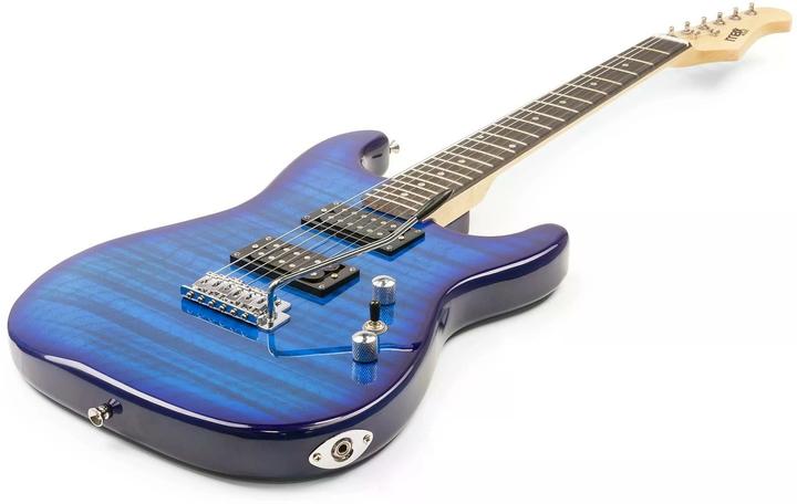 Image du produit Max Guitare électrique GigKit Quilted Style Bleu (Guitare électrique, Bois)