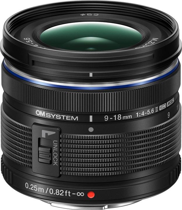 Produktbild Olympus OM Digital m.Zuiko ED 9-18mm F4.0-5.6 II (Four Thirds, Micro Four Thirds)