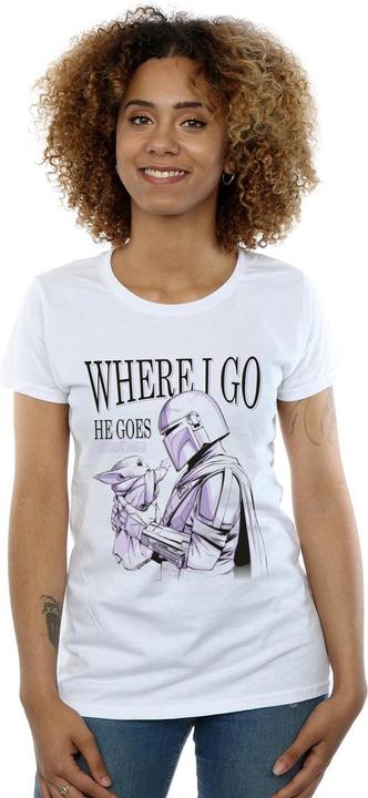 Produktbild Star Wars The Mandalorian Where I Go TShirt (XL)
