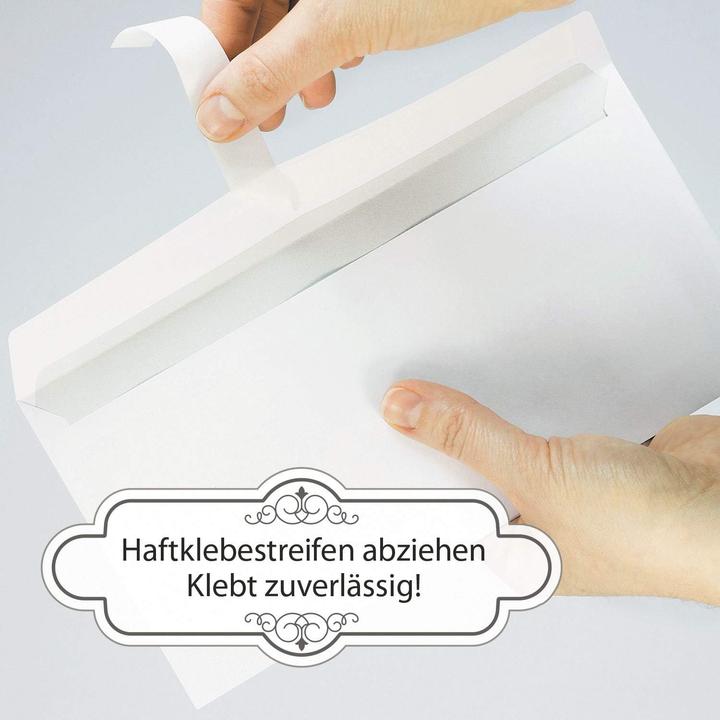 Actual product image Tatmotive Briefumschläge DIN lang mit Fenster (1000 Stück) (DIN long (11 x 22 cm), 1000 x)