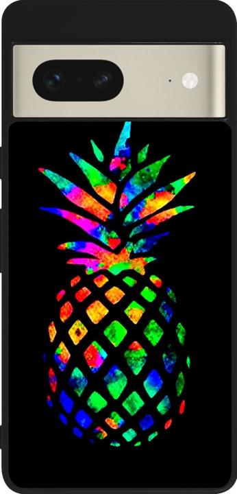 Image du produit PhoneLook Coque Silicone rigide noir Ananas Multi-colors (Google Pixel 7)