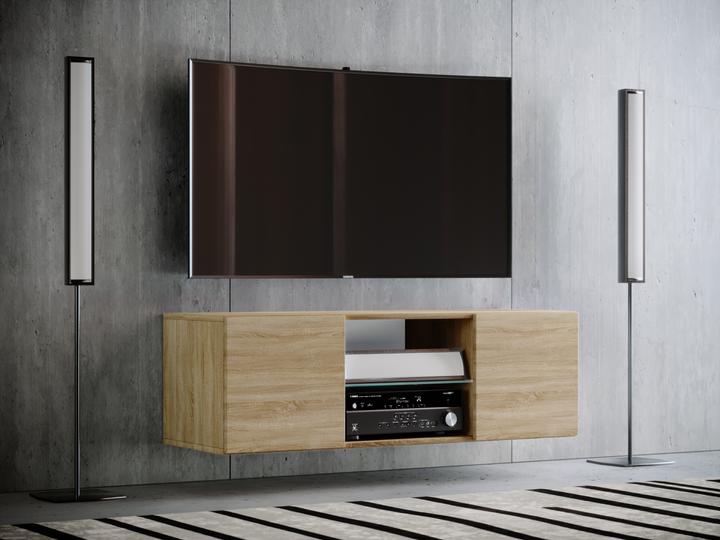 Produktbild VCM Holz TV Wand Lowboard Fernsehschrank Jusa (115 x 36 x 40 cm)