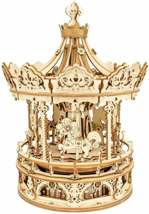 Actual product image Robotime Music Box Romantic Carousel (346 pieces)