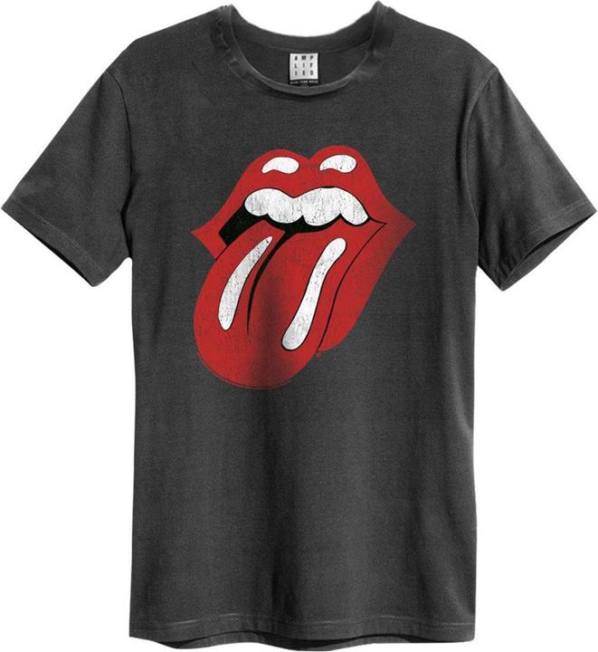 Actual product image Amplified Unisex Adult Tongue Era The Rolling Stones T-Shirt (XL)