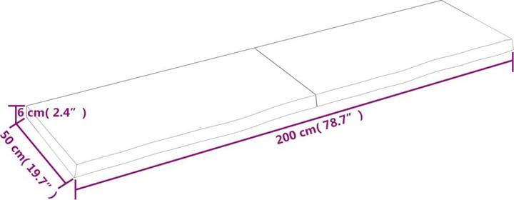Image du produit VidaXL Emerald (200 x 6 x 50 cm)