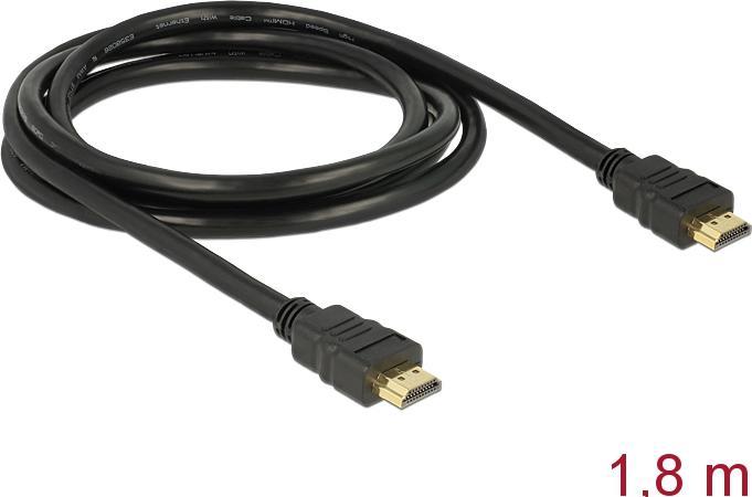 Produktbild Delock HDMI (Typ A) — HDMI (Typ A) (2 m, HDMI)