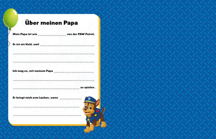 Produktbild Paw Patrol - Papa ist mein Held (Deutsch, Jillian Harker, Schwager & Steinlein Verlag, 2023)