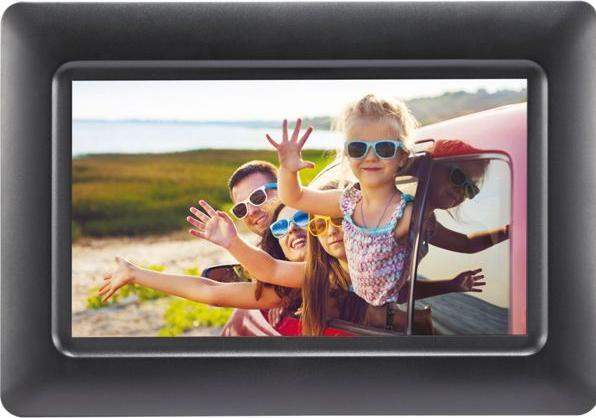 Actual product image AGFAPHOTO Digital Photo Frame Agfa Digital Photo Frame 7 "" 7 HD LED + Calendar Clock - Black (7", 1024 x 600 pixels)
