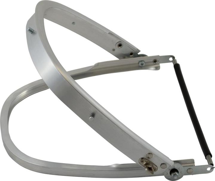 Actual product image Aschua-Uhlen Universal helmet holder for safety helmet model INAP Master Aluminium EN 166 EN 167 EN 168 EN 170