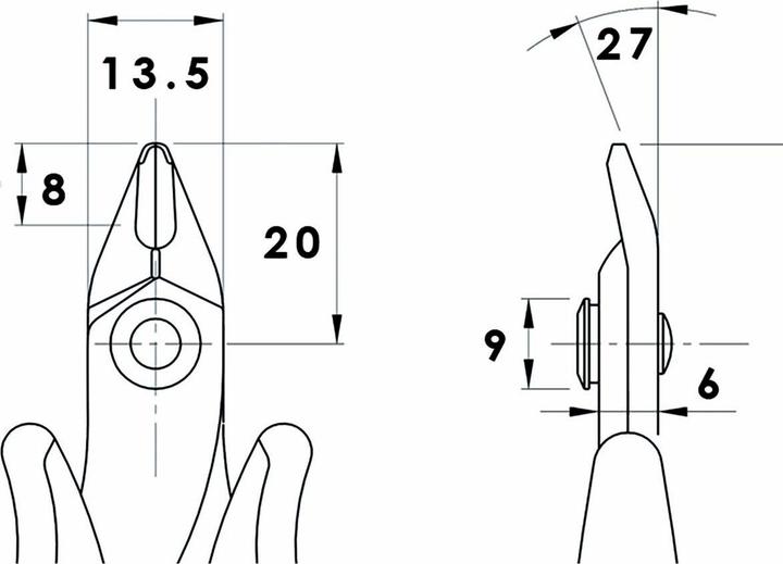 Immagine prodotto Piergiacomi Schneidezange 138 mm Präzision (138 mm)