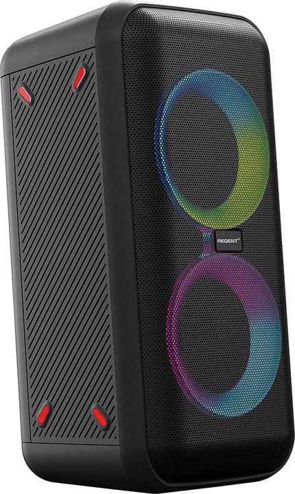 Image du produit Ferguson Enceinte Bluetooth REGENT Power Audio 400BT RGB 60W FM USB AUX DSP Noir