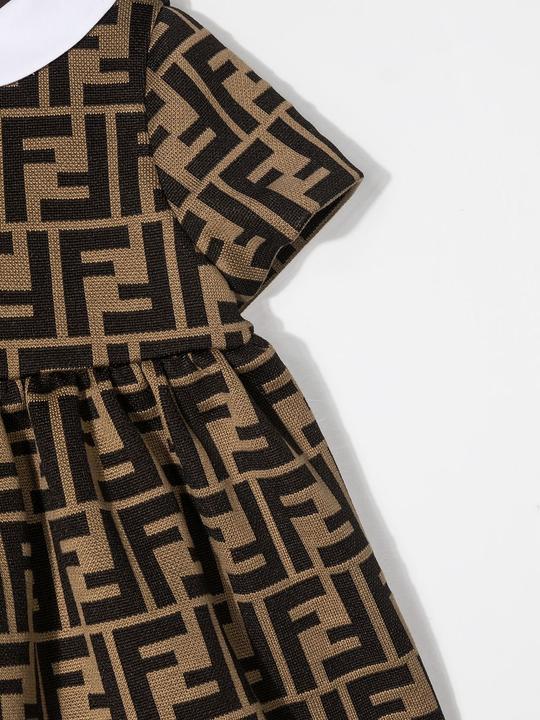 Actual product image Fendi Kids Dresses Brown (68)