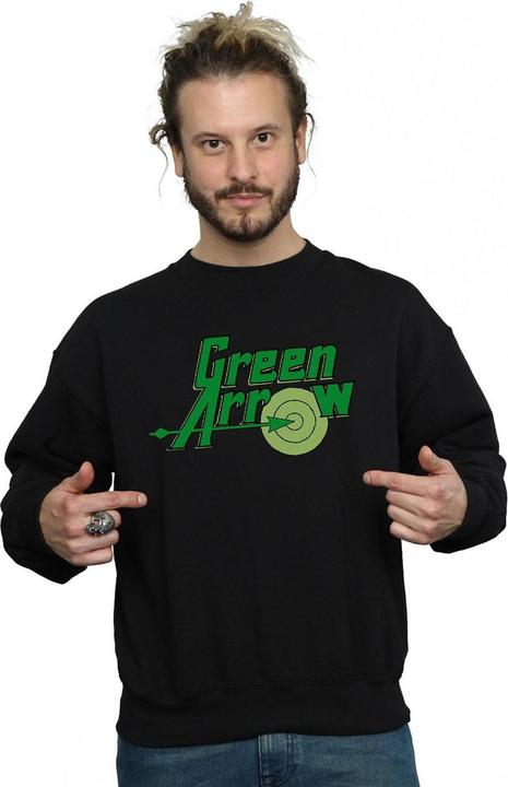 Image du produit - Sweat GREEN ARROW TEXT LOGO - Homme (S)