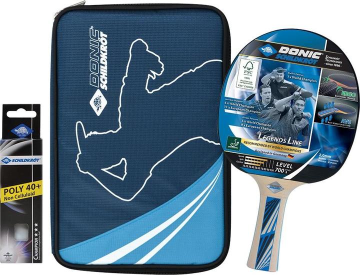 Donic Schildkröt Tischtennis Geschenkset Legends 700 FSC