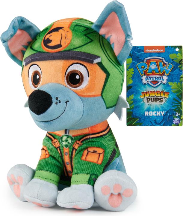 Produktbild Spin Master Paw Patrol Jungle Pups, 20,3cm grosses Chase-Plüschtier, Kinderspielzeug für Jungen und Mädchen (19.05 cm)
