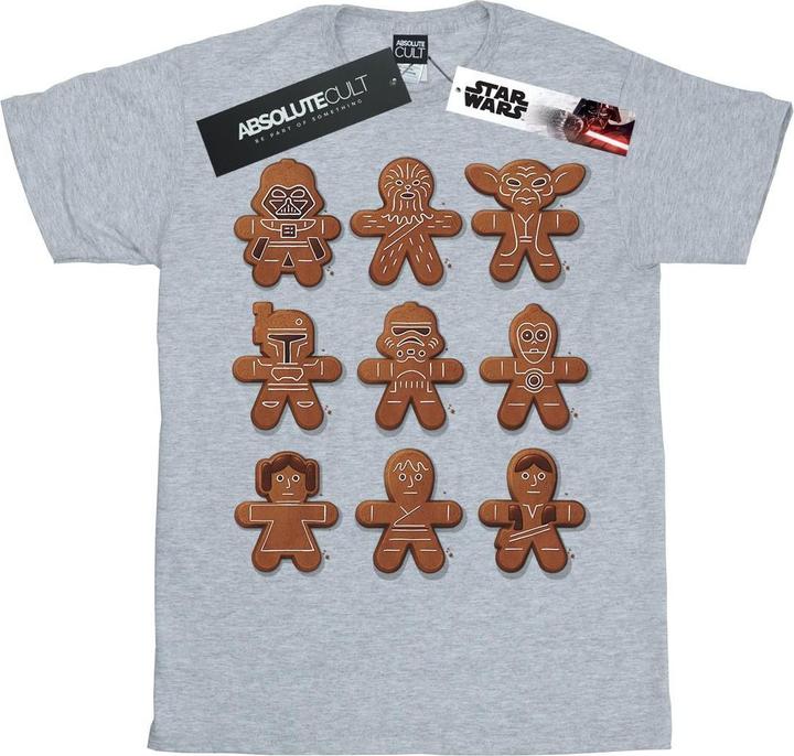 Immagine prodotto Star Wars Christmas Gingerbread Maglietta Uomo (S)