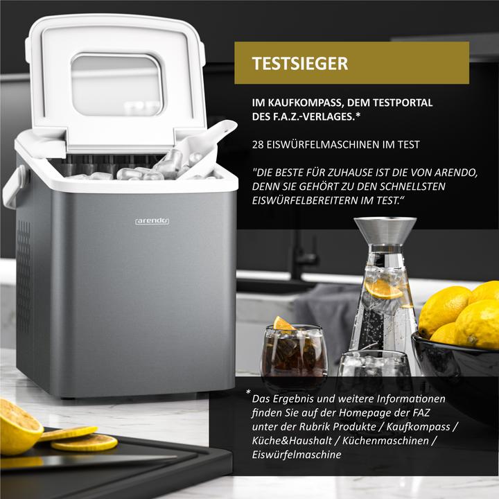 Actual product image Arendo Ice cube machine (CH plug)