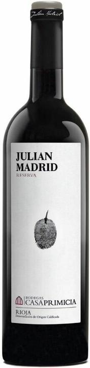 Actual product image Bodegas Casa Primicia Julian Madrid Reserva Rioja DOCa (1 x 75 cl, 2018)