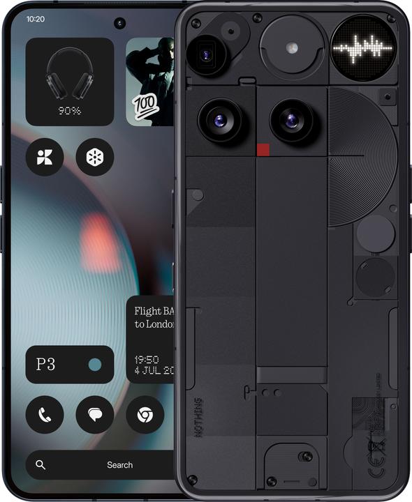 Nothing Nothing Phone (3) (256 GB, Black, 6.67", Dual SIM, 50 Mpx, 5G)