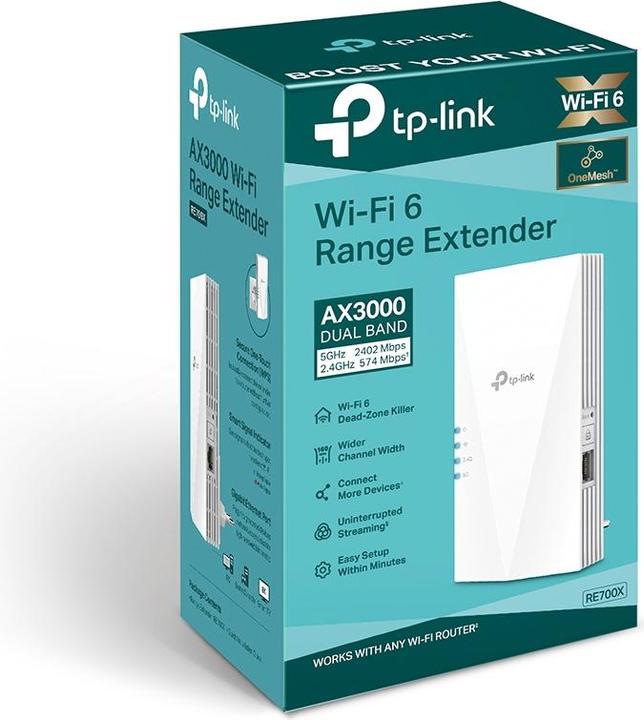 Actual product image TP-Link RE700X (2402 Mbit/s, 574 Mbit/s)