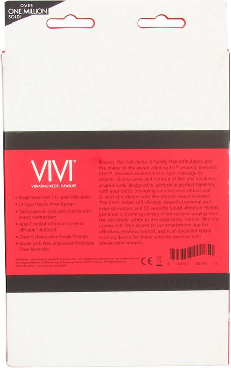 Actual product image Aneros Vivi Vibrating Cone Exerciser
