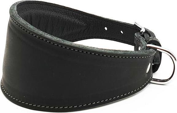 Immagine prodotto Colly Collare per levrieri rivestito, ottone cromato, 37 cm, 59 mm, nero (Cane, Generale)